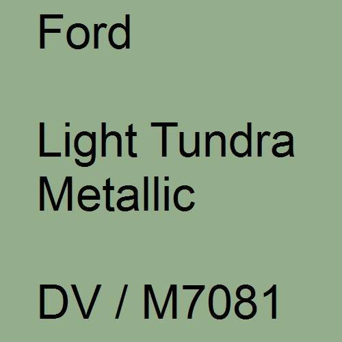 Ford, Light Tundra Metallic, DV / M7081.